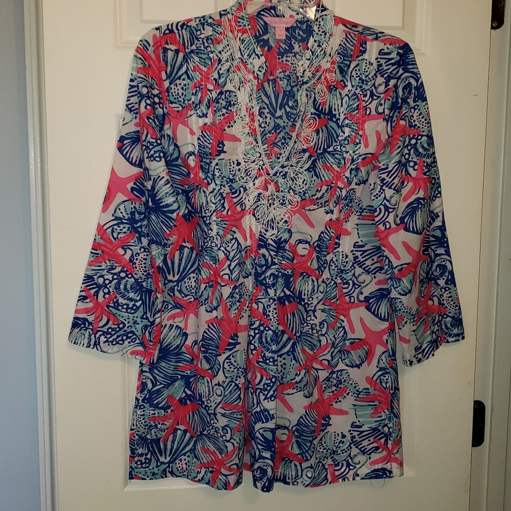 Lilly Pulitzer Sarasota Tunic ~ She She Shells
